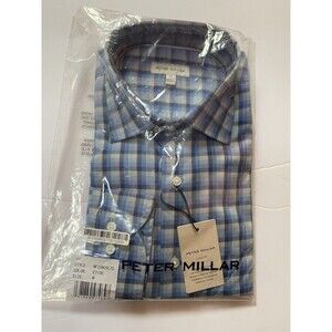 NWT Peter Millar Men’s Medium Obispo Crown Lite Button Down Shirt Long Sleeve